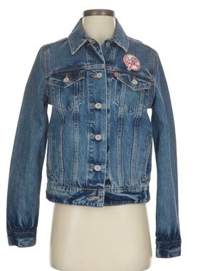 New Levi’s x MLB New York Yankees Denim Trucker Jacket S Officially Licensed